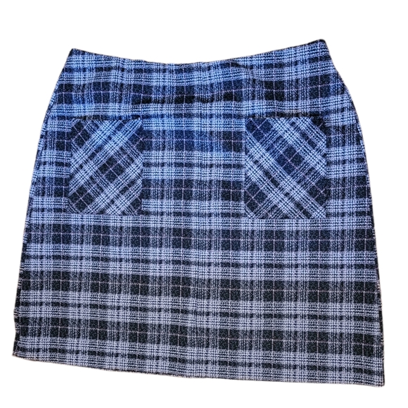 18/20W plaid skirt with pockets on back Est 1946 - Picture 2 of 4